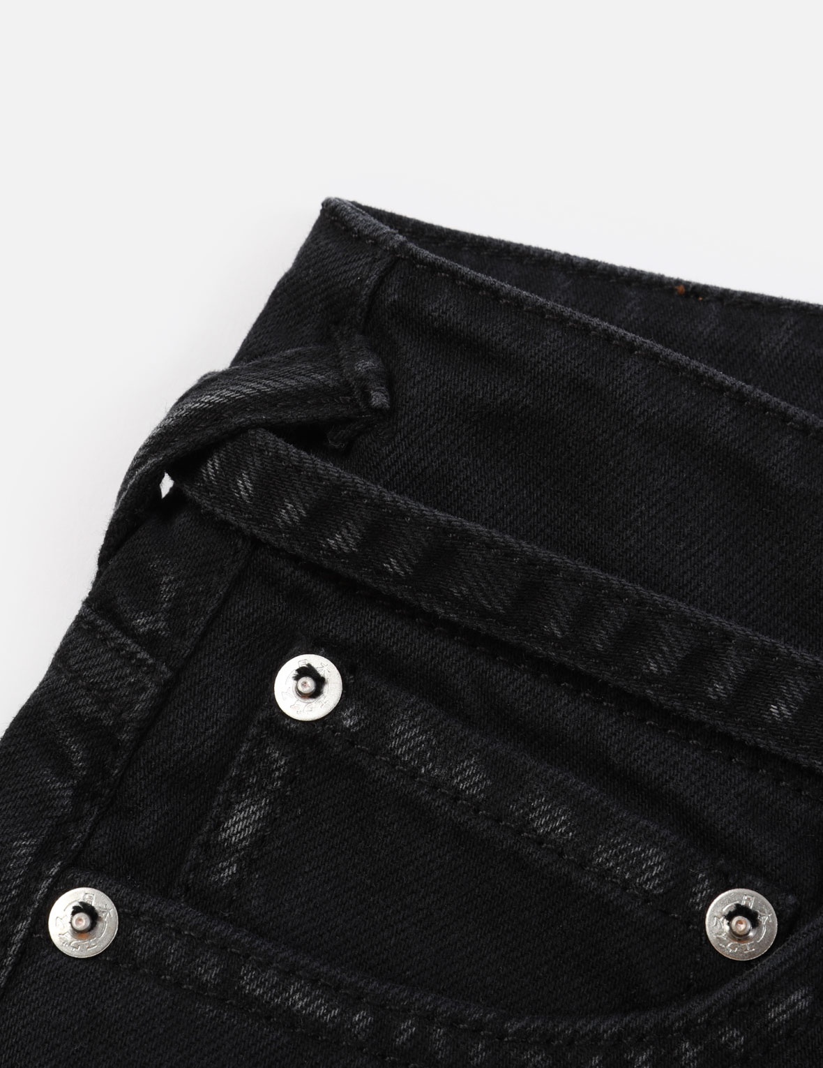 SEAGULL AND 3D LOGO EMBROIDERY DENIM SHORTS - 10