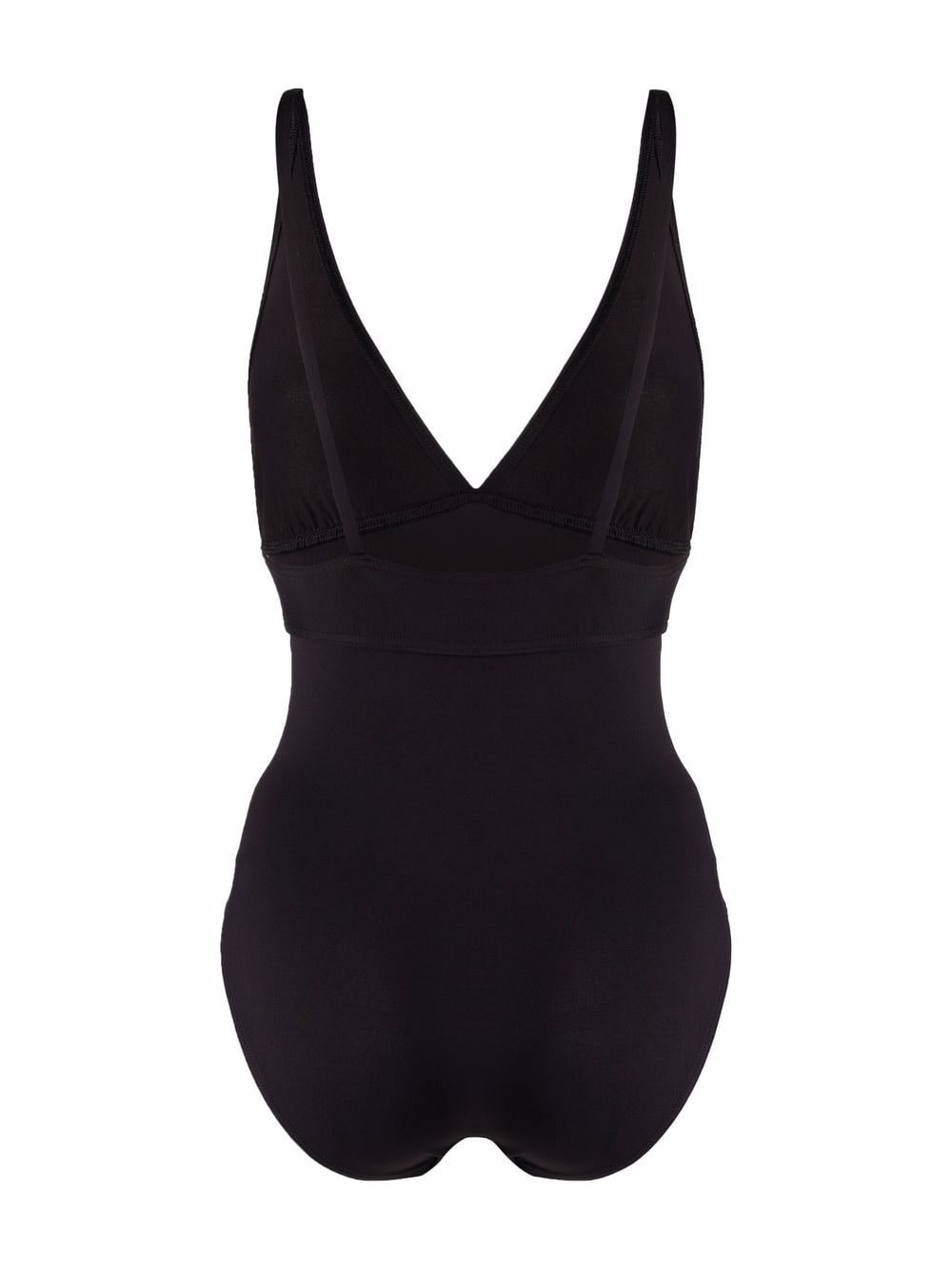 triangle V-neck swimsuit - 2