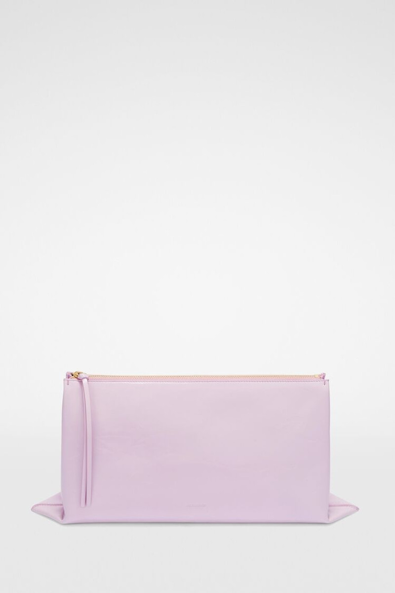 logo-embossed clutch bag - 1