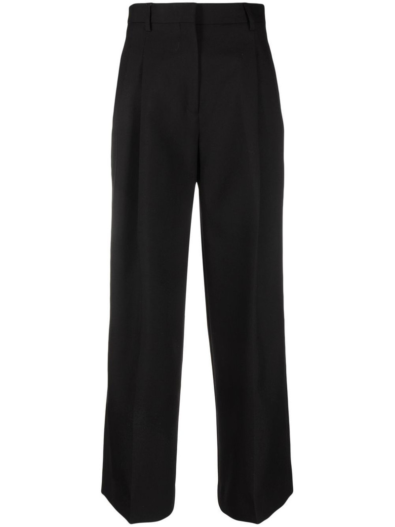 high-waisted wide-leg trousers 1