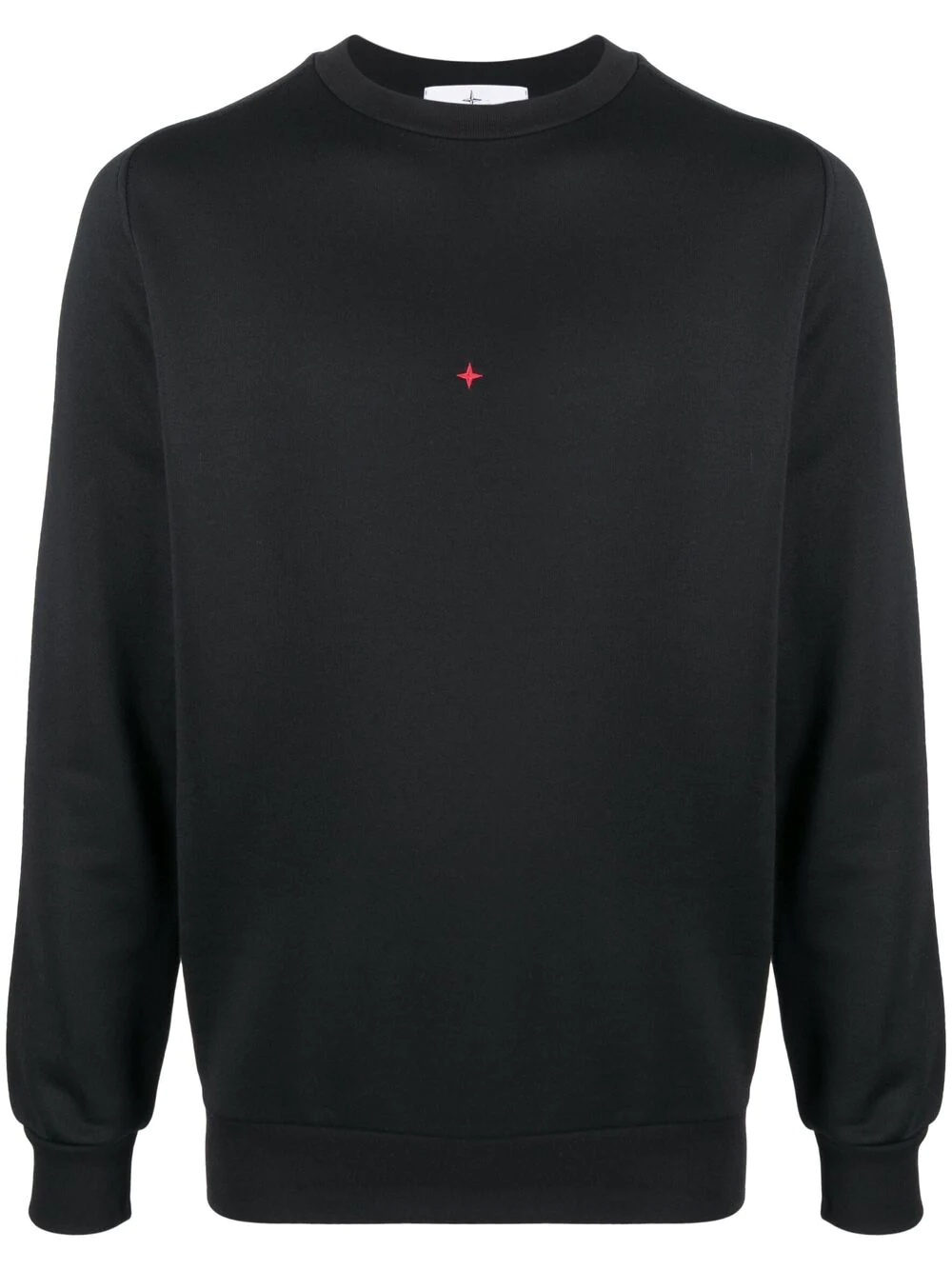 embroidered-logo cotton sweater - 1