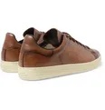 Warwick Burnished-Leather Sneakers - 22