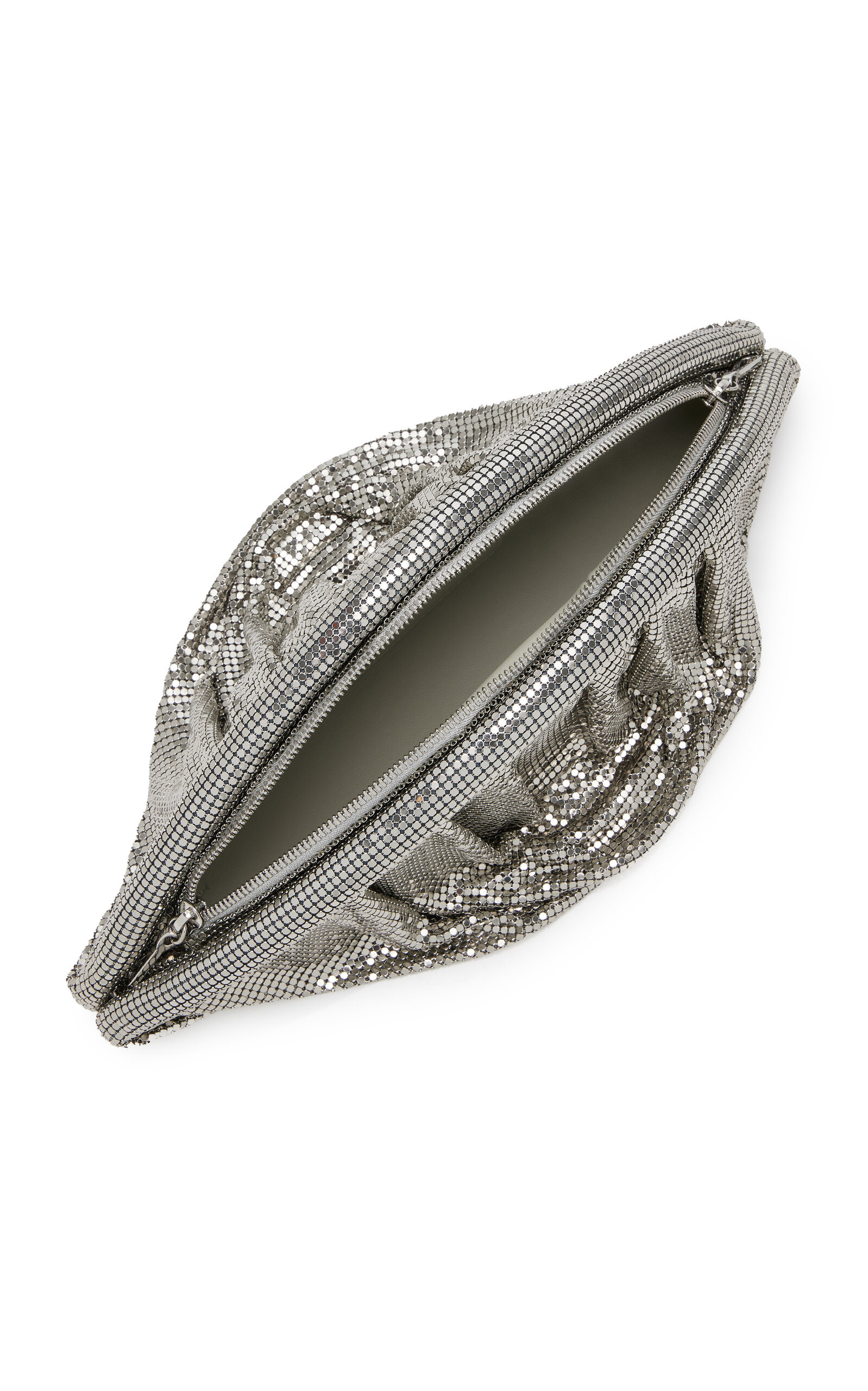 Crystal-Mesh Clutch silver - 5