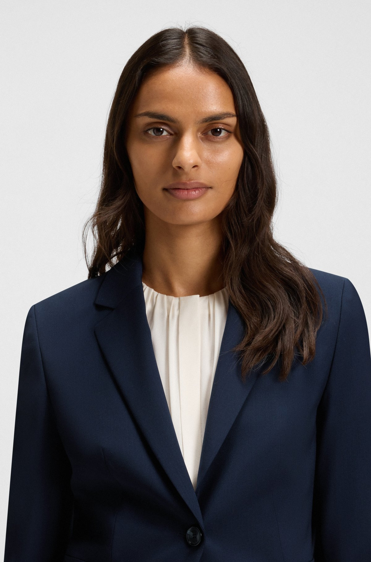 REGULAR-FIT BUTTON-UP JACKET IN VIRGIN WOOL - 5