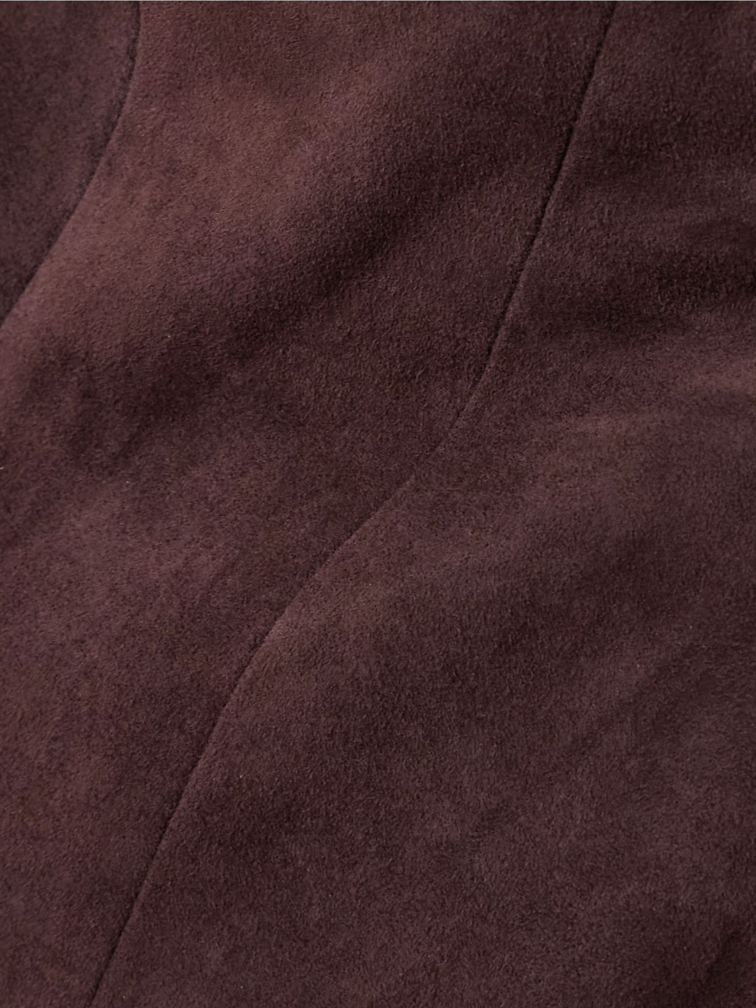 Gégé suede flared pants Dark brown - 5