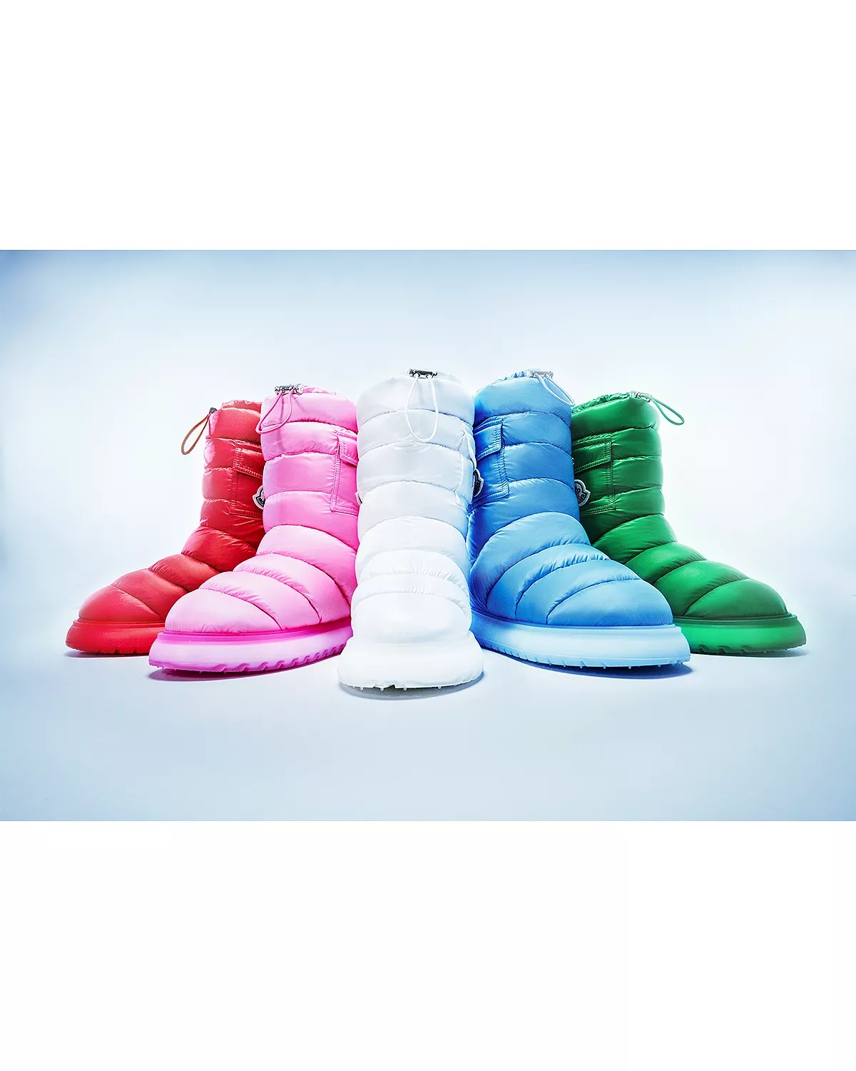 Moncler Women's Gaia Logo Pocket Down Snow Boots - 3