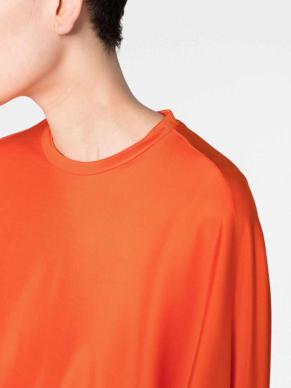 high-low draped blouse - 5
