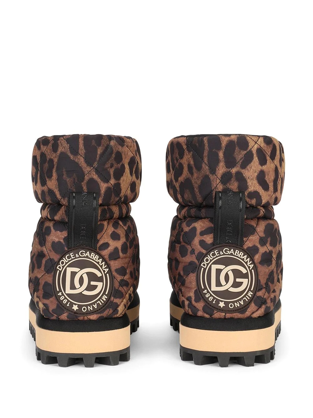 leopard-print boots - 3