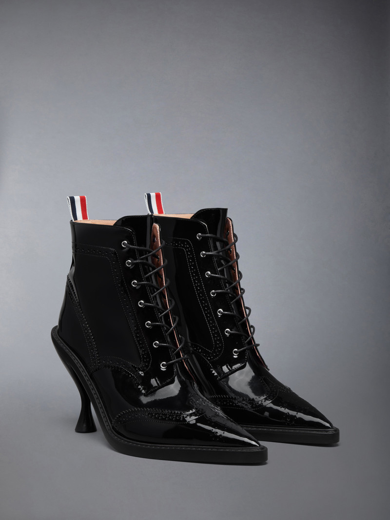 SOFT PATENT WINGTIP BOOT 90MM 2