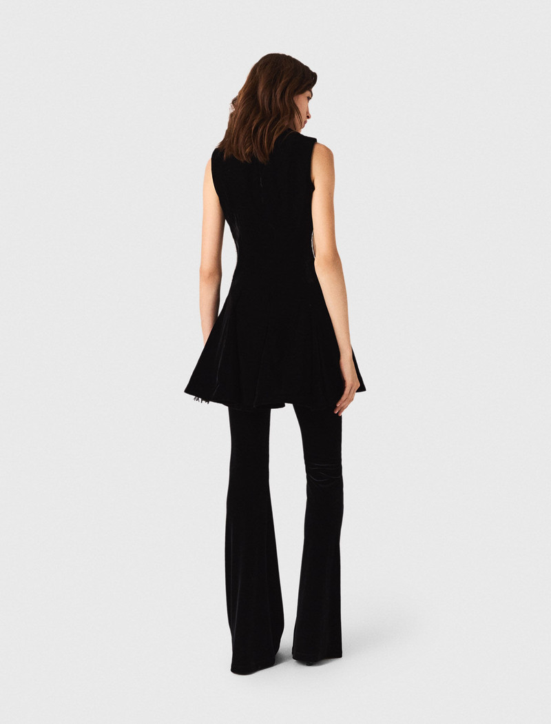 Mini velvet dress 4