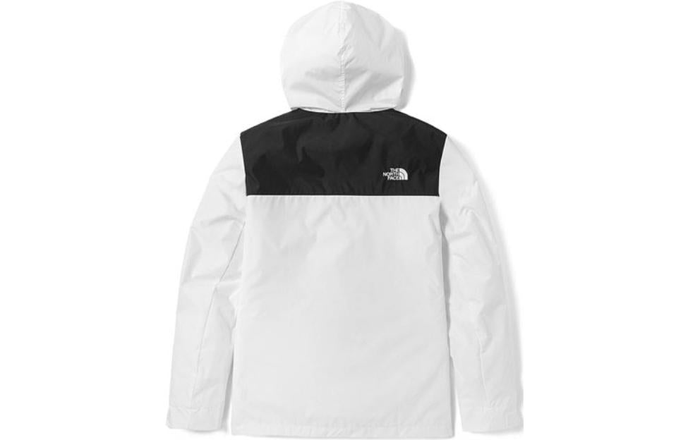 THE NORTH FACE Logo Mountain Windbreaker Jacket 'White' NF0A81NO-FN4 - 2