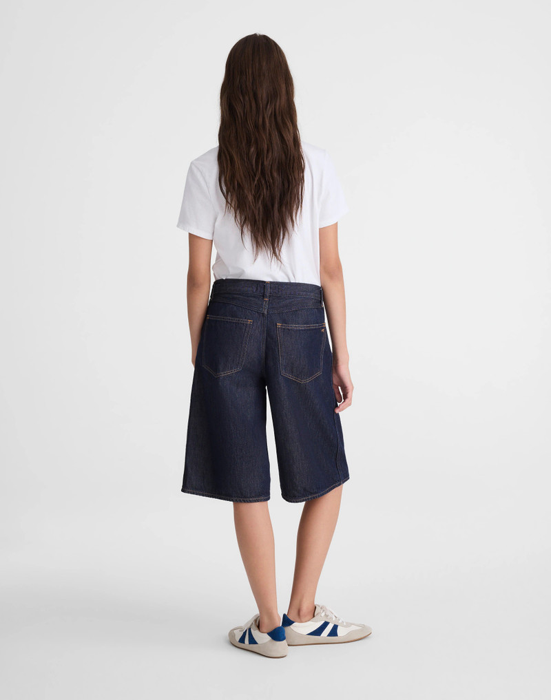 Madewell The V-Waist Bermuda Short in Airy Denim outlook