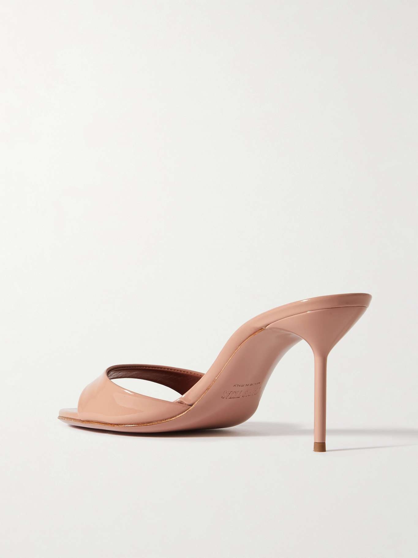 Lidia patent-leather mules - 3