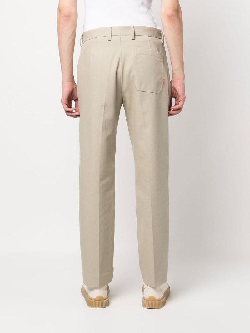 high-waisted straight-leg 바지 4