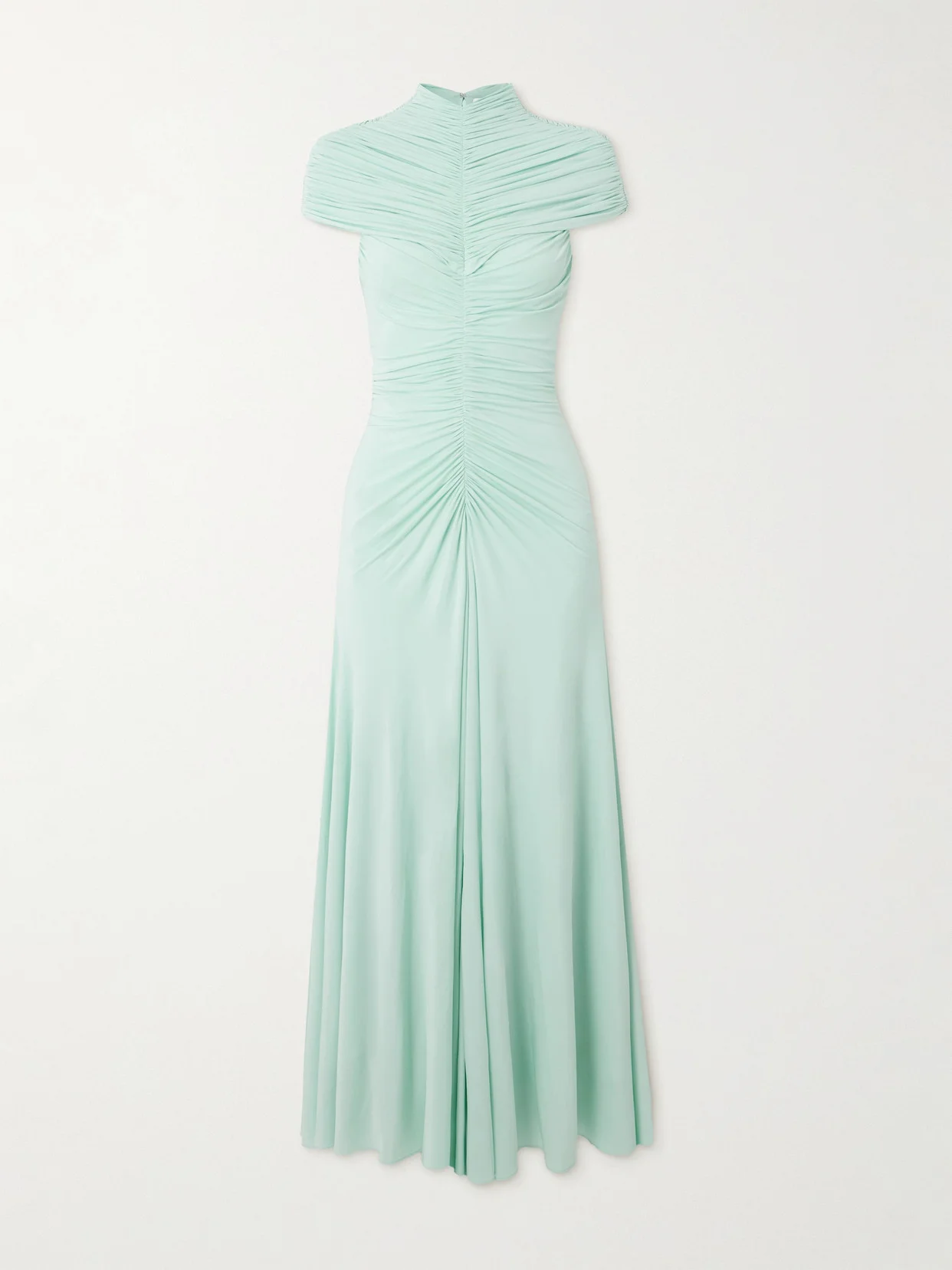 Ruched Jersey Midi Dress - 1