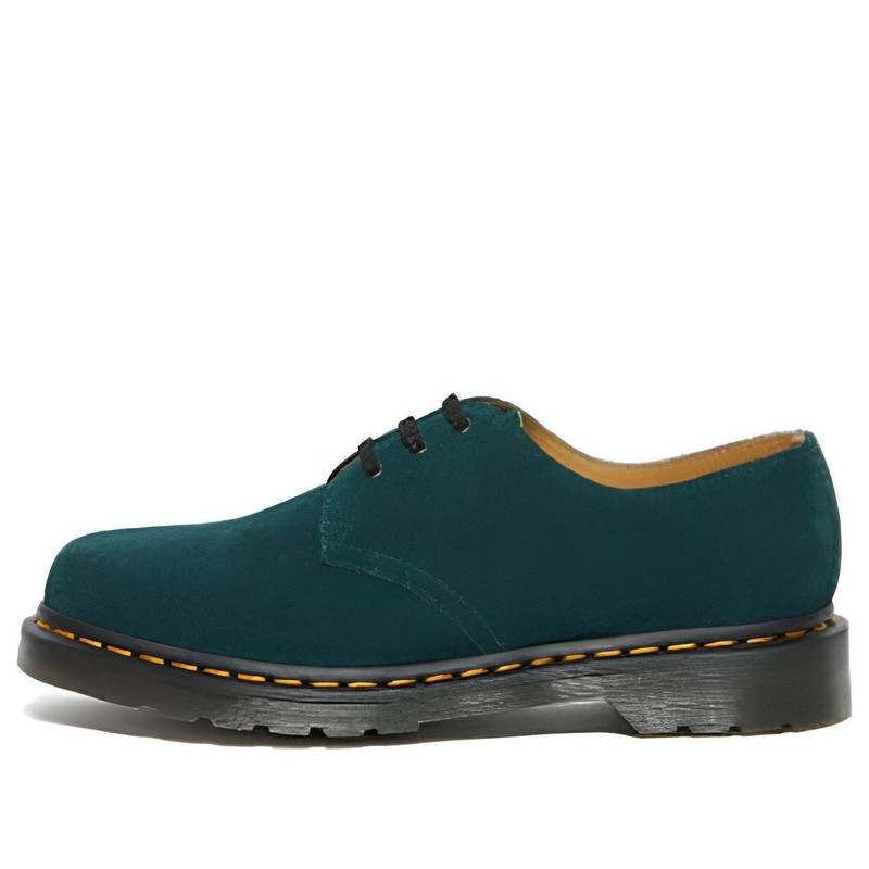 박사 Martens 1461 Suede 옥스포드 신발 'Dark Green' 27458286 - 1