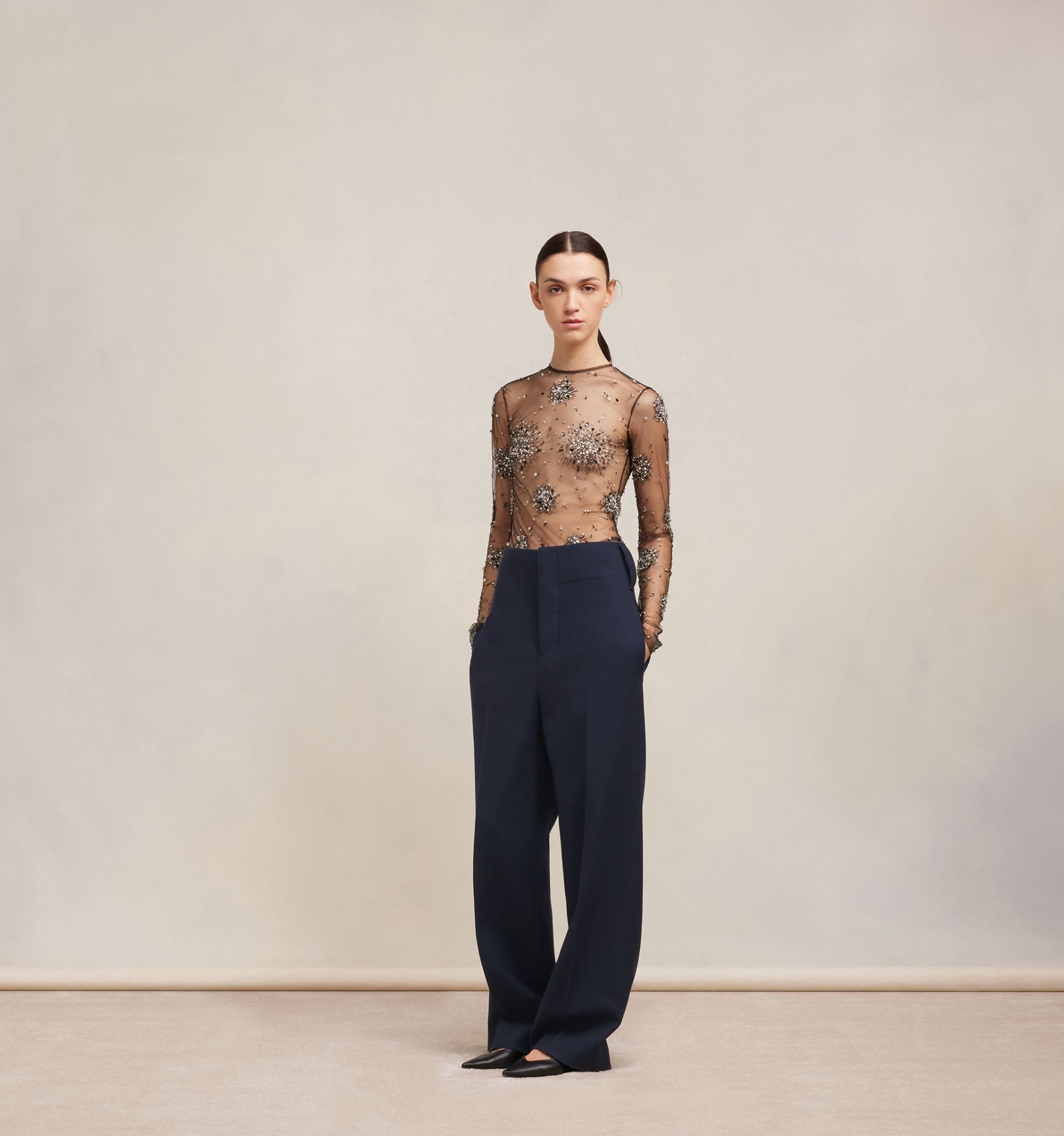 Straight Fit Trousers - 4