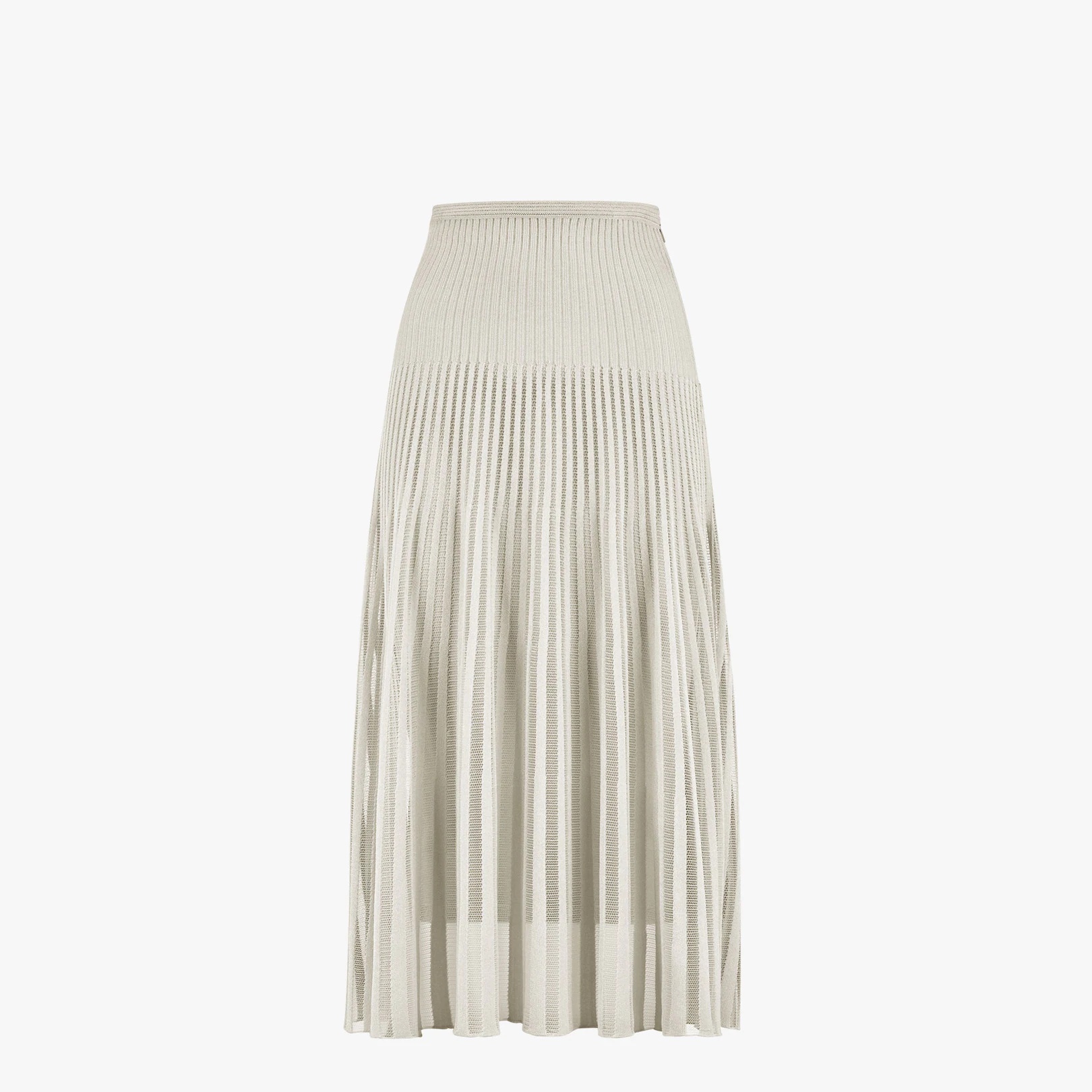 gray viscose skirt - 1
