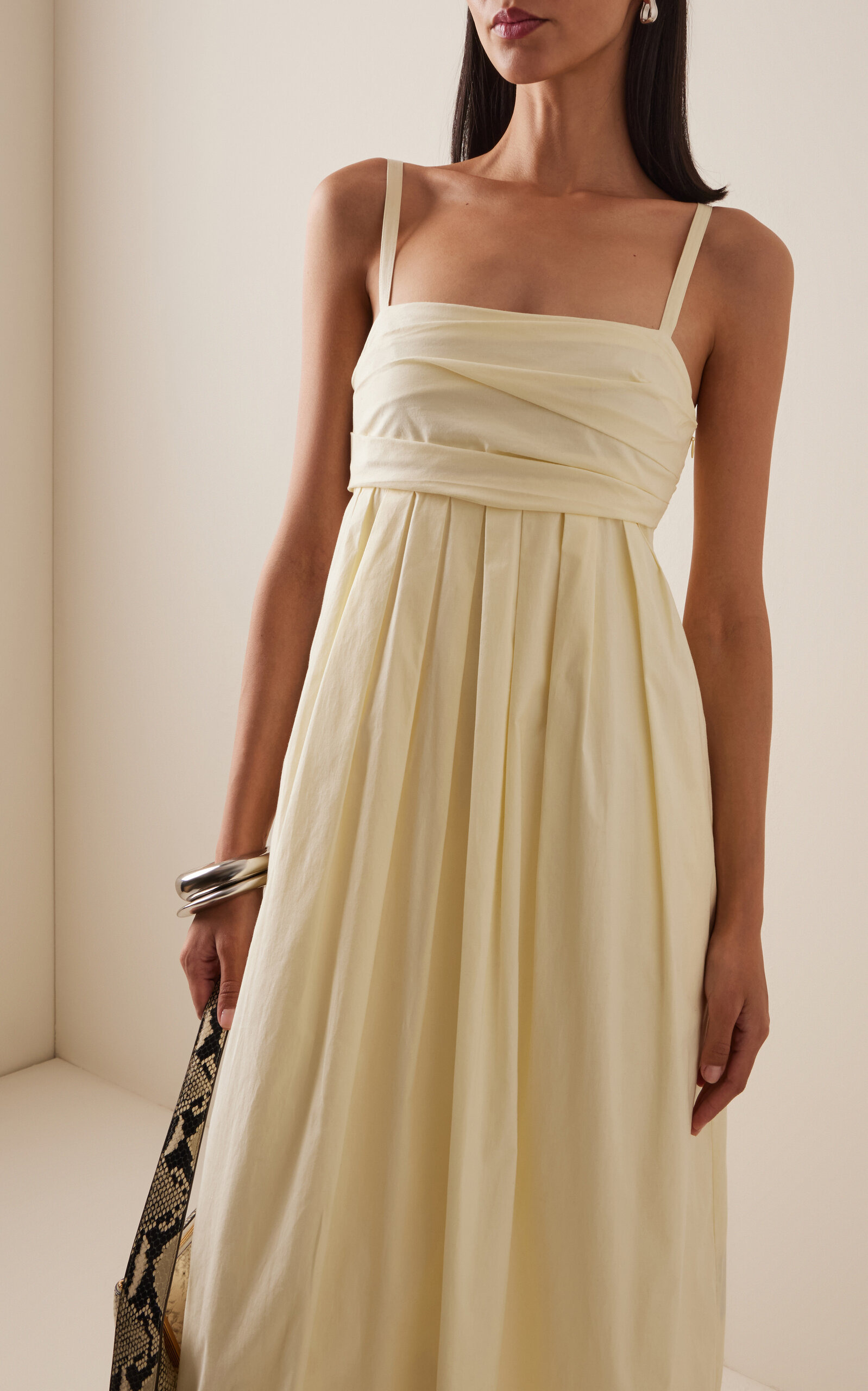 Claudine Tech-Poplin Dress yellow - 3