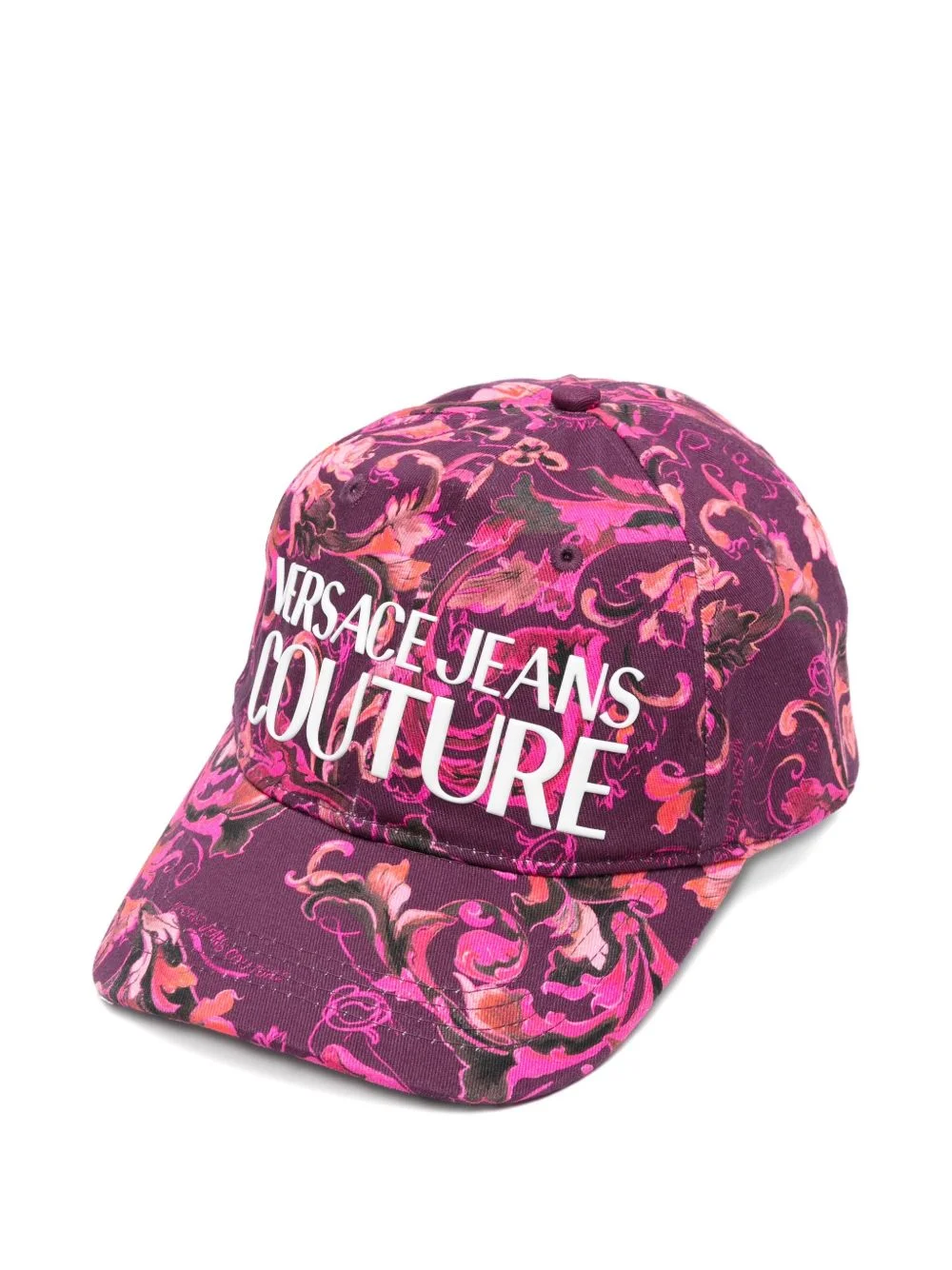baroque-print baseball cap - 1
