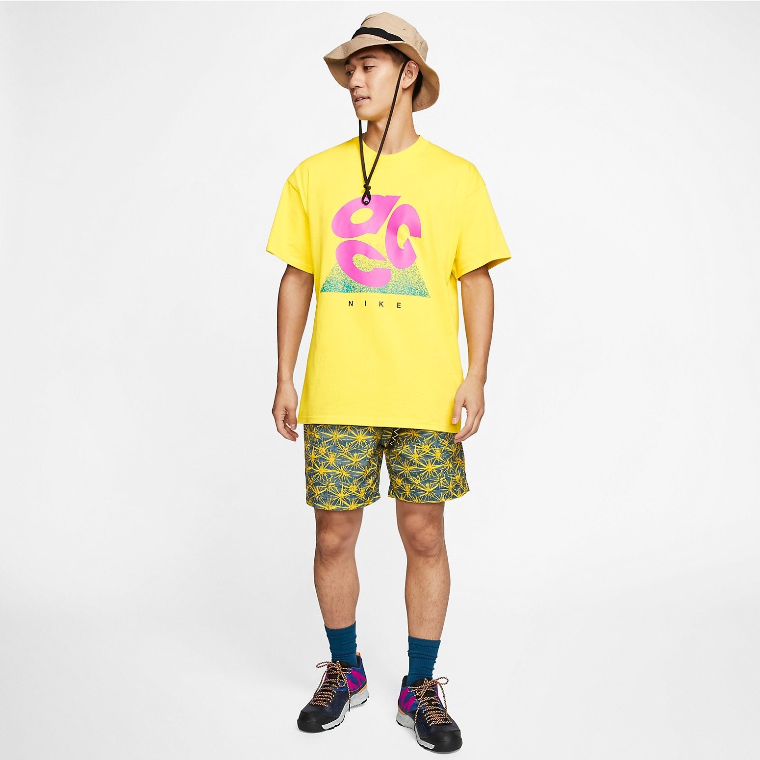 Nike ACG Logo Tee 'Opti Yellow' CT4170-731 - 4