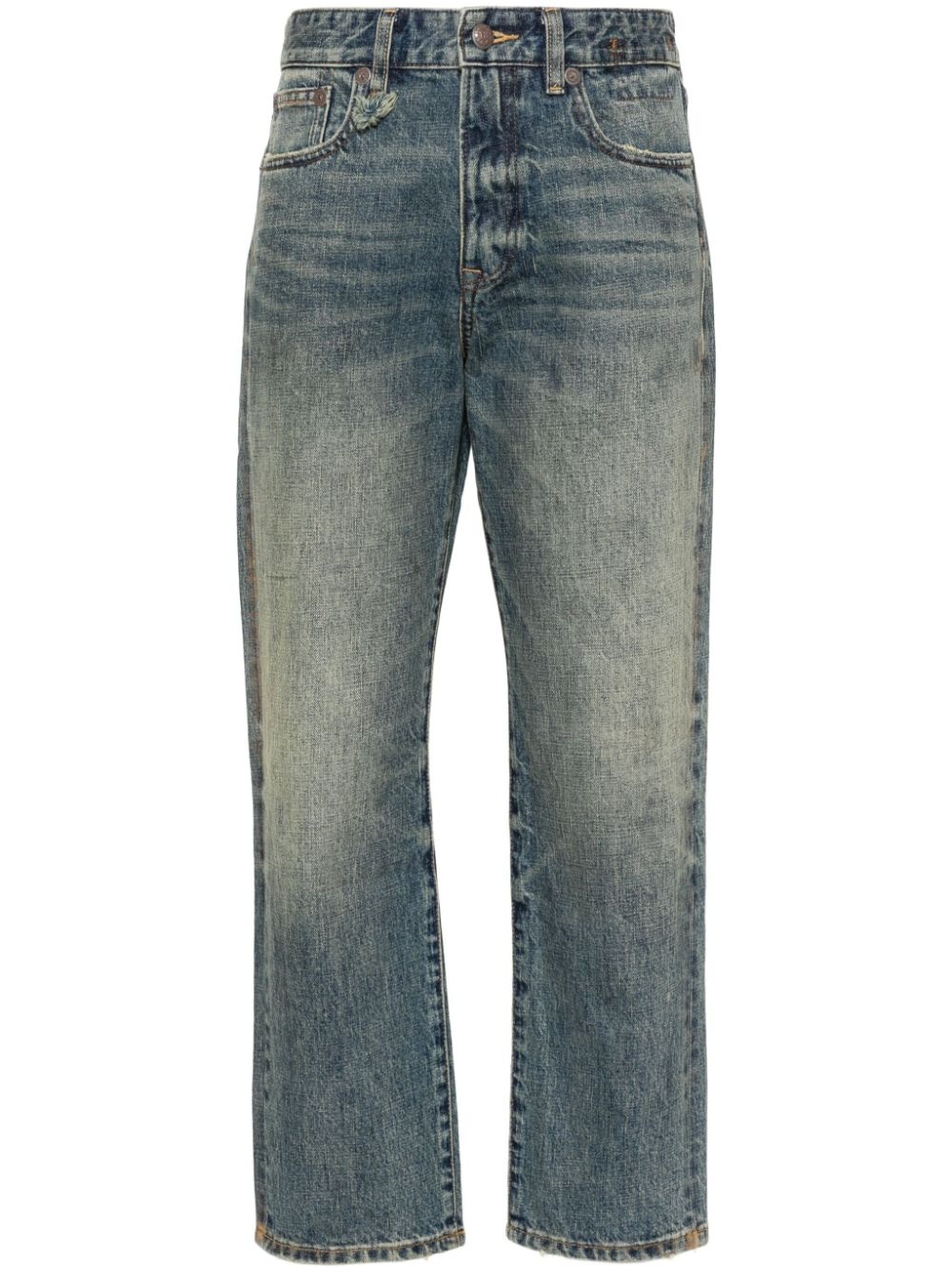 Romeo mid-rise straight-leg jeans - 1
