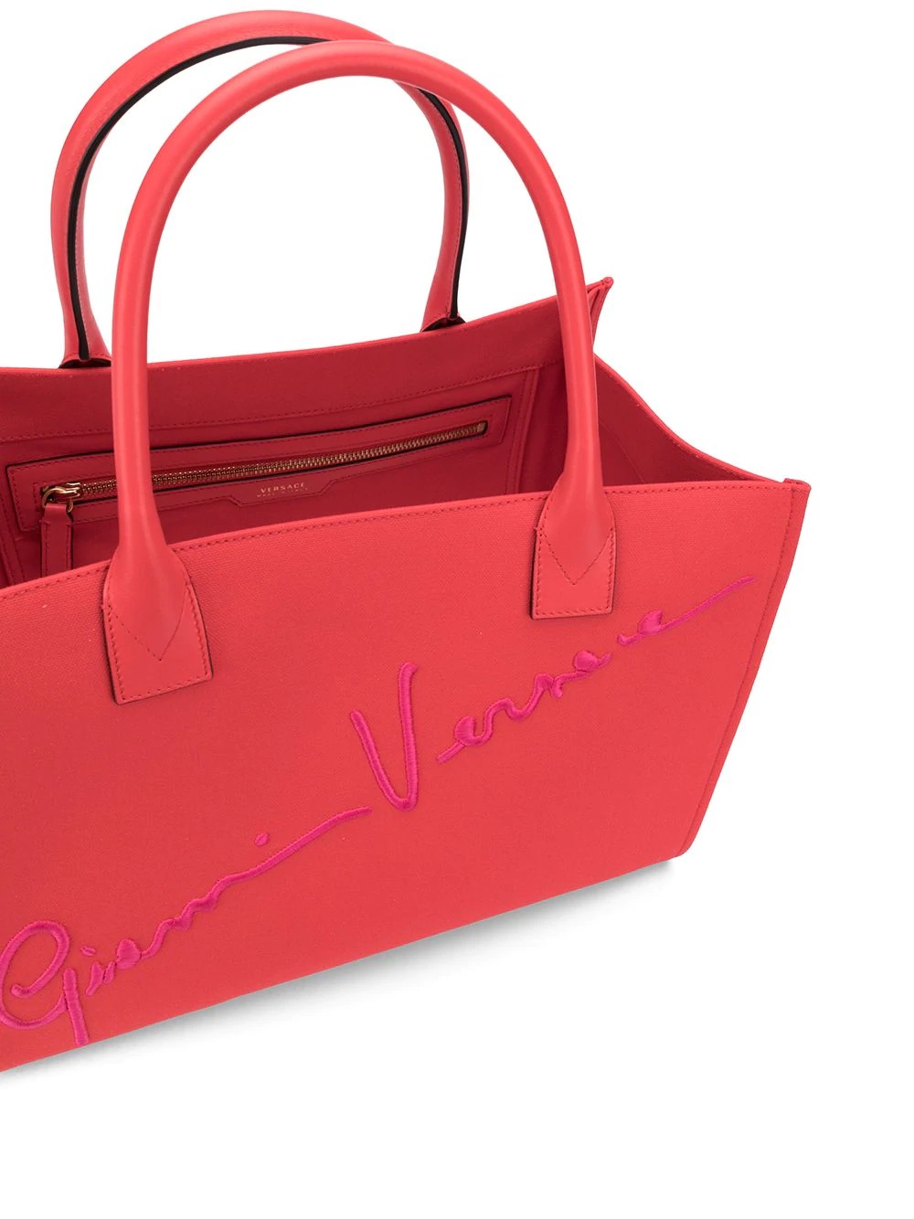 logo signature tote bag - 5