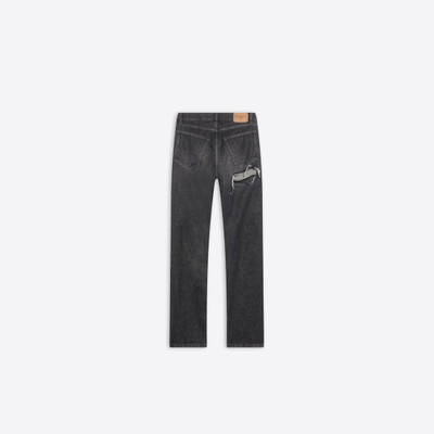 BALENCIAGA Men's Normal Fit Pants in Black outlook