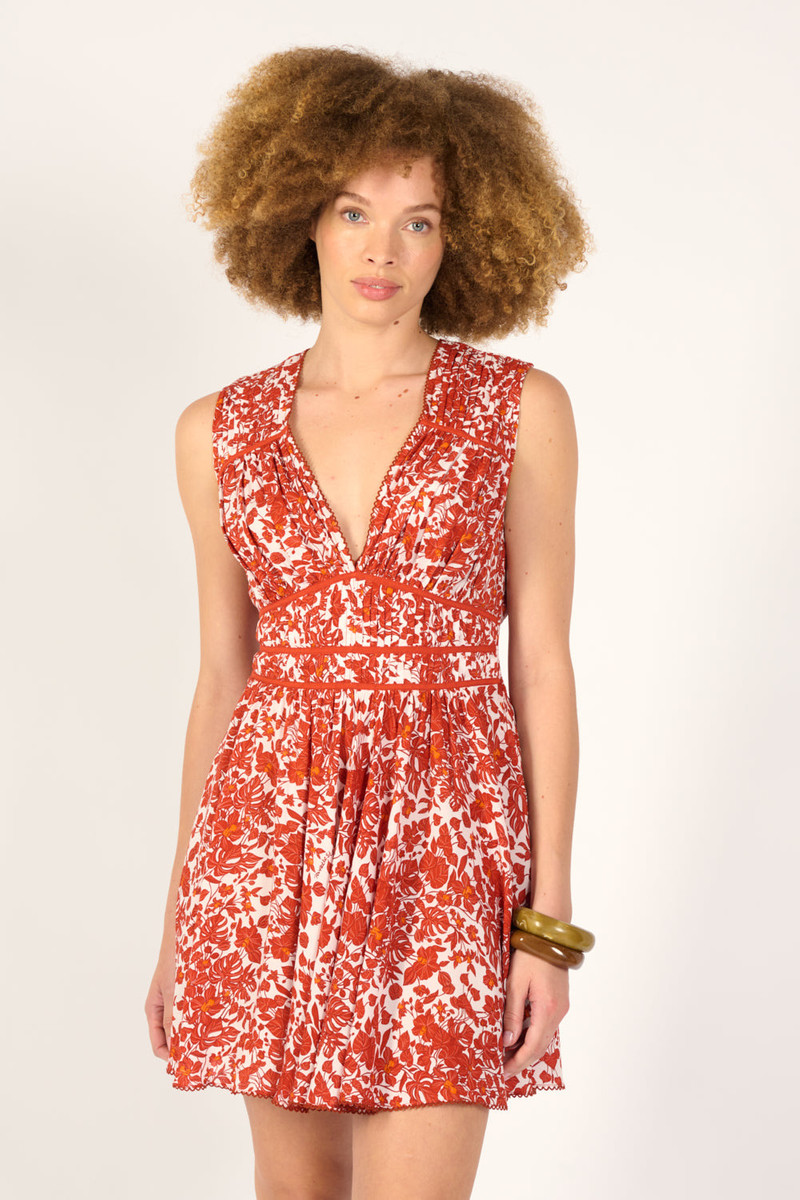 Mini Dress Ciao - Paprika Aquaflora 1