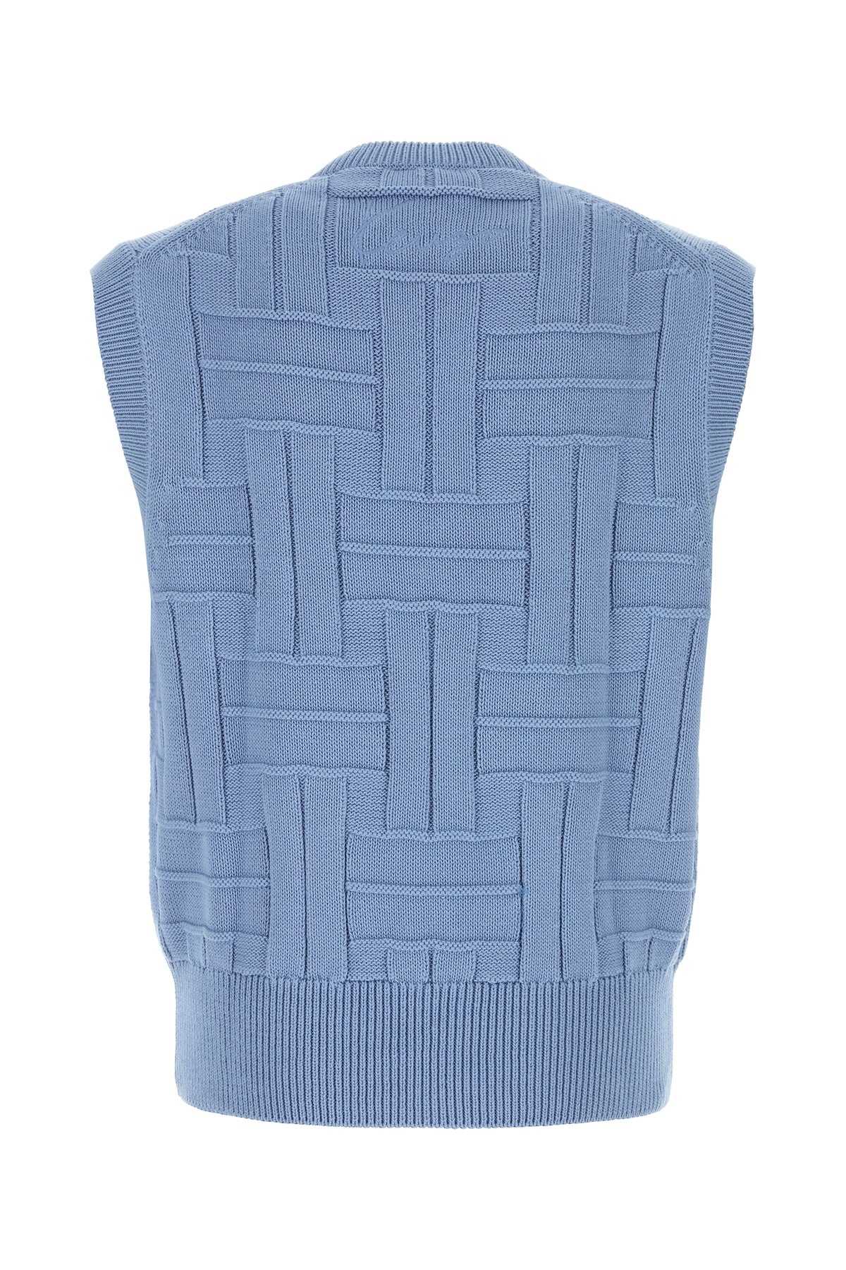 Cerulean blue cotton vest - 2