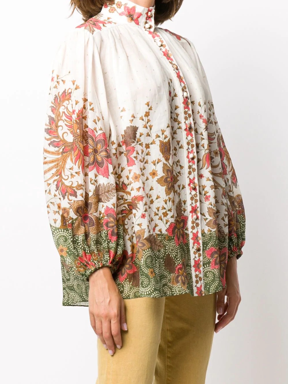 Empire Batik floral-print shirt - 3