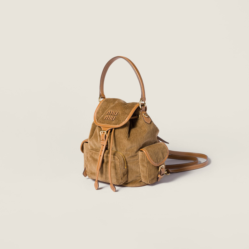 Corduroy backpack 3