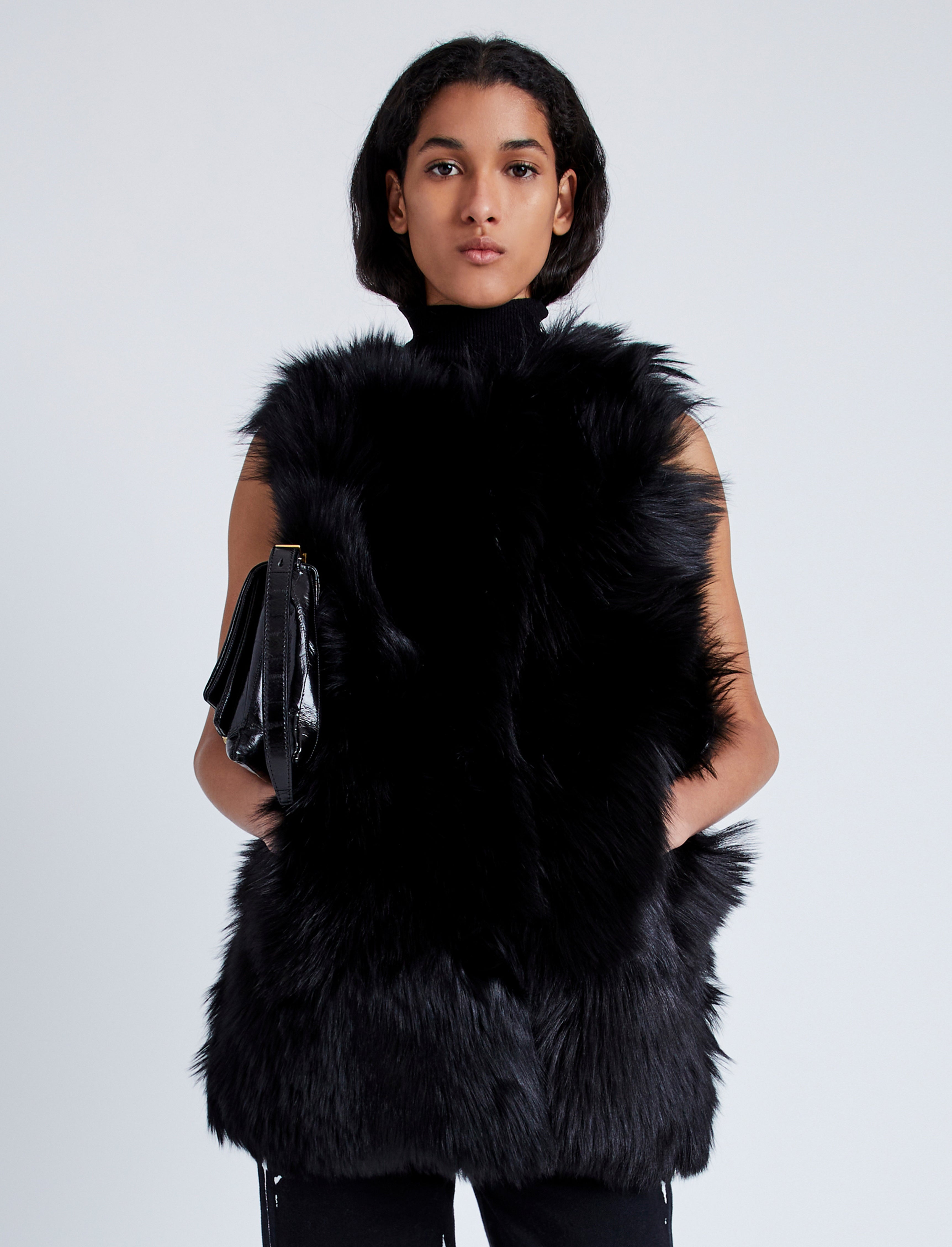 Aubrey Vest in Shearling - 2