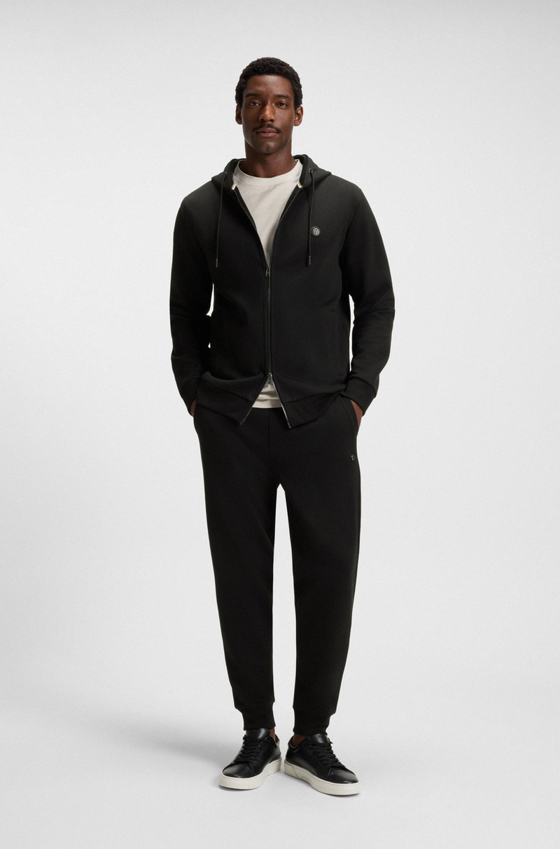 BOSS ZIP-UP HOODIE WITH DOUBLE B MONOGRAM outlook