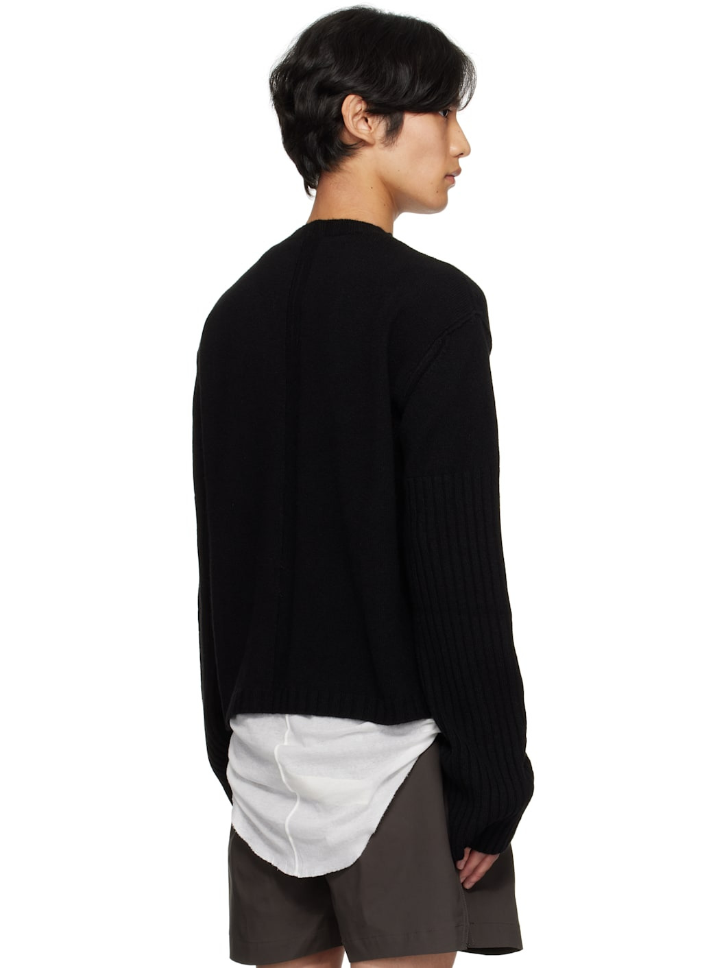 Black Concordians Round Neck Sweater - 3