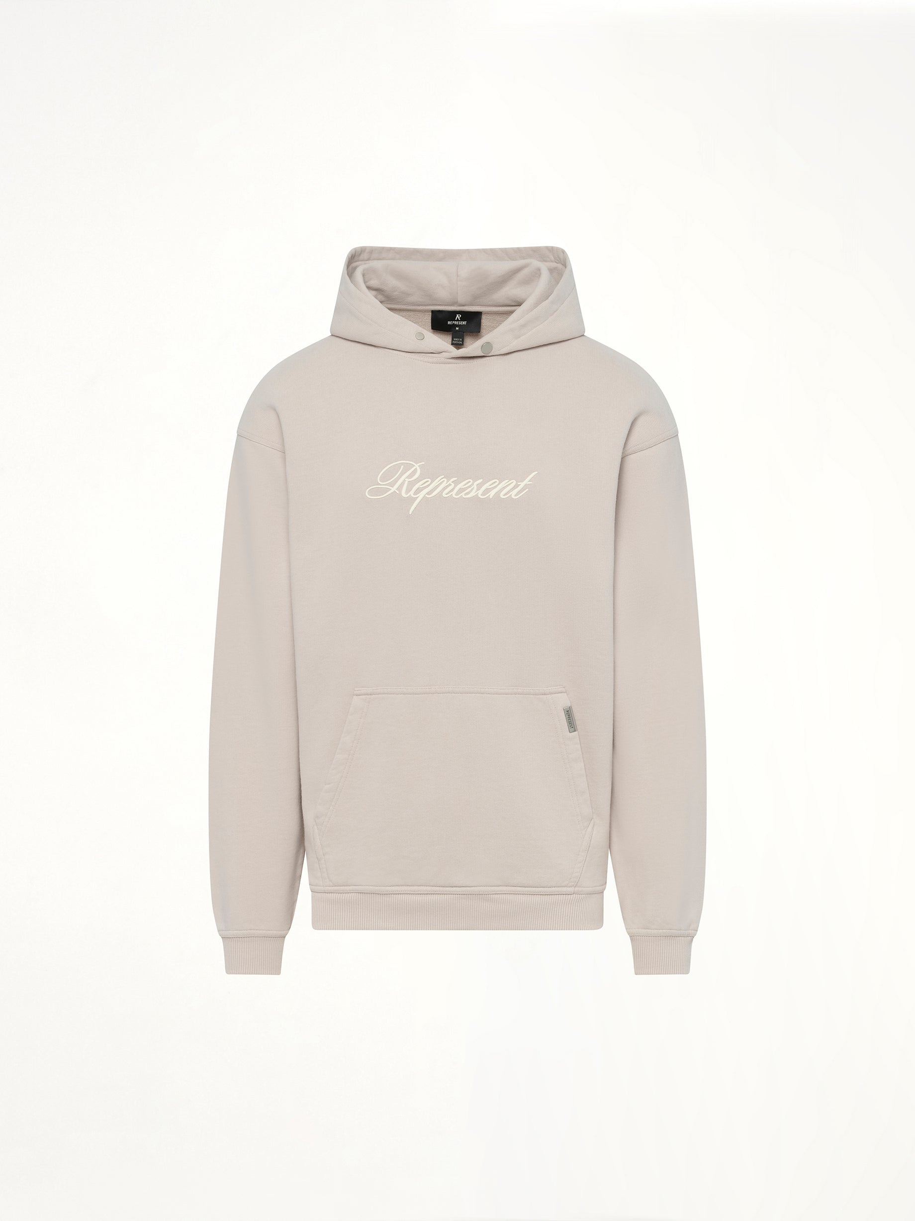 Script Logo Hoodie in Concrete - 2