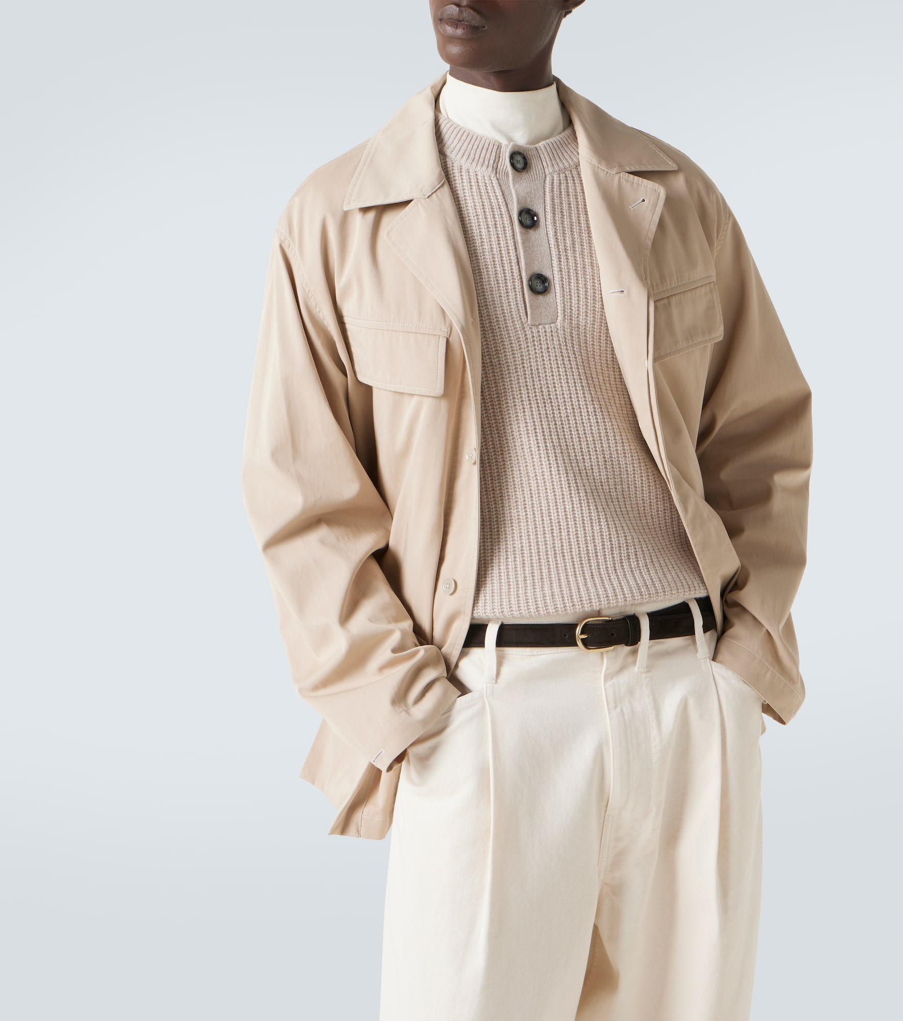 Wool and cashmere sweater - 5