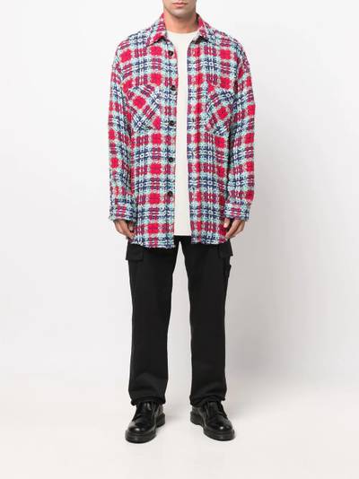 Faith Connexion checked long-sleeved shirt outlook