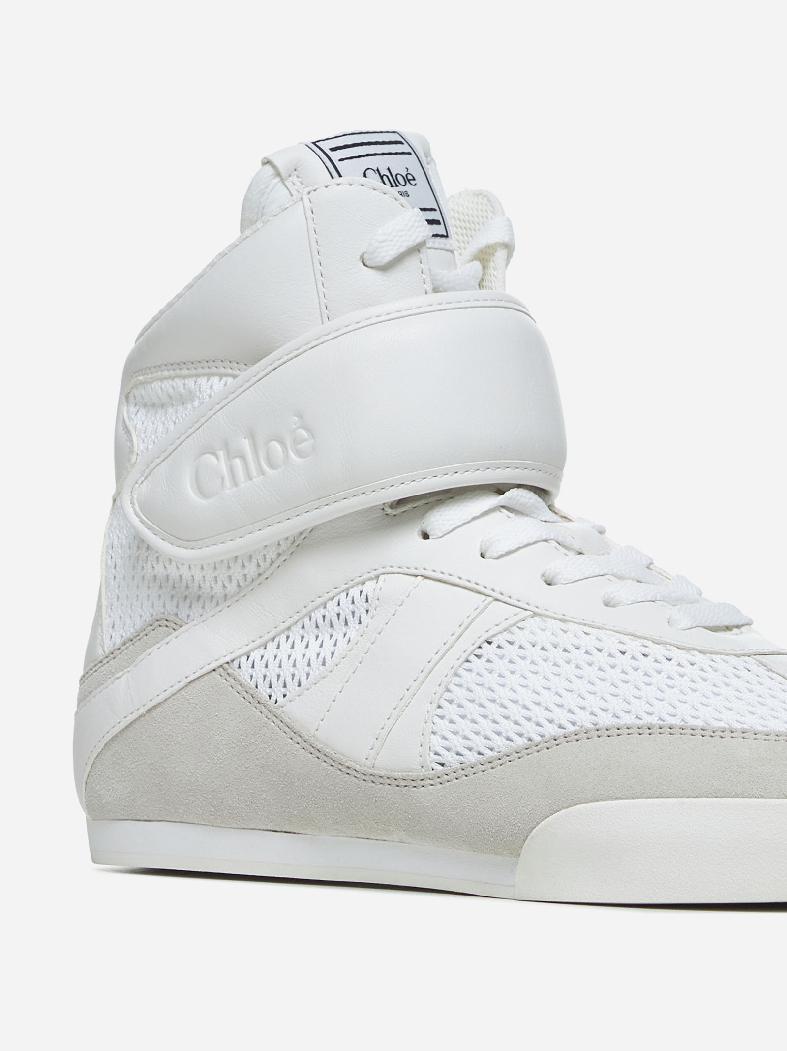 スニーカー CHLOE' Chloe kick high top sneakers Bianco Chloé Chloé Kick High Top Sneaker | Chloé US
