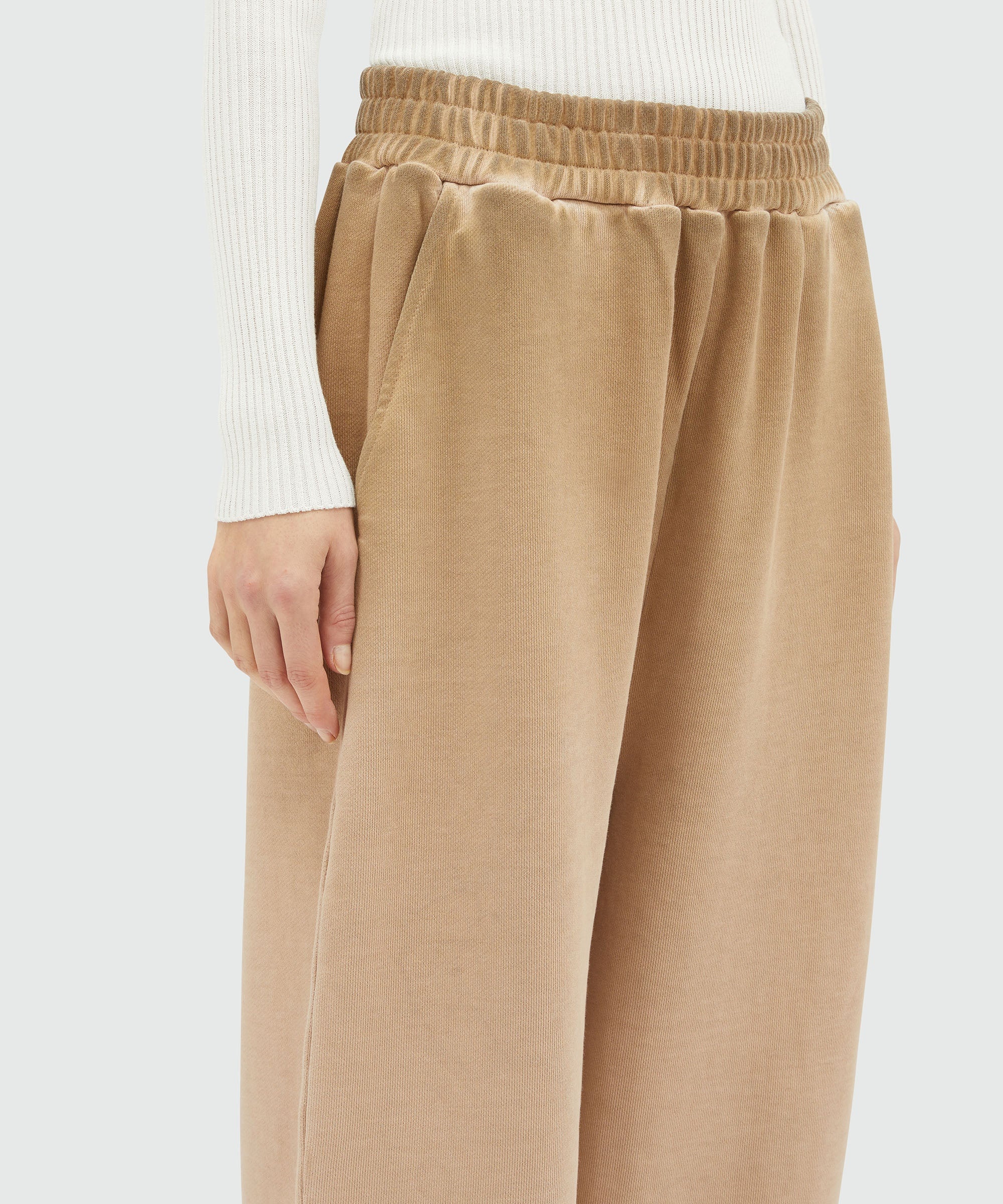 Faded jersey jogging pants - 5