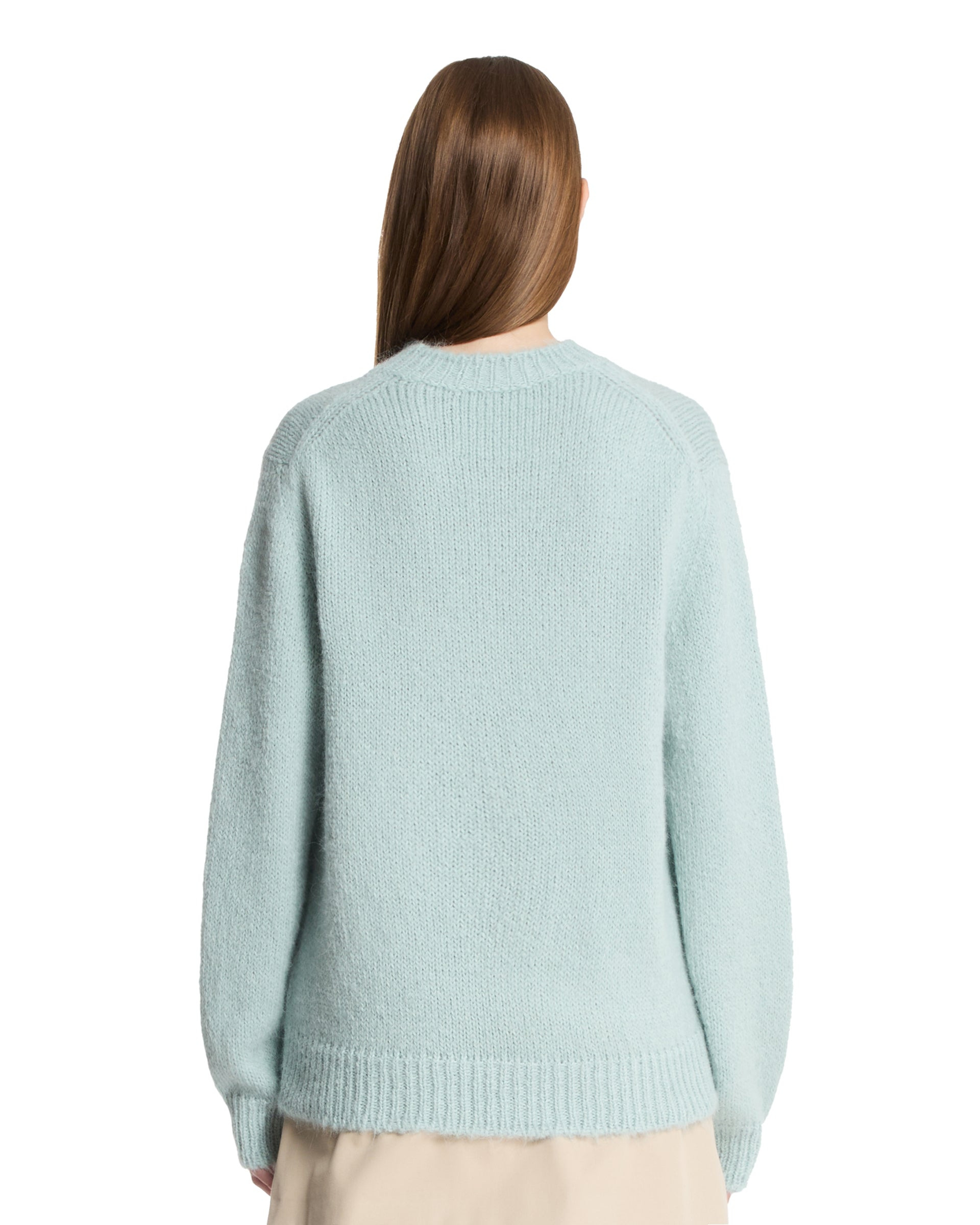 Light Blue Crew Neck Sweater - 3