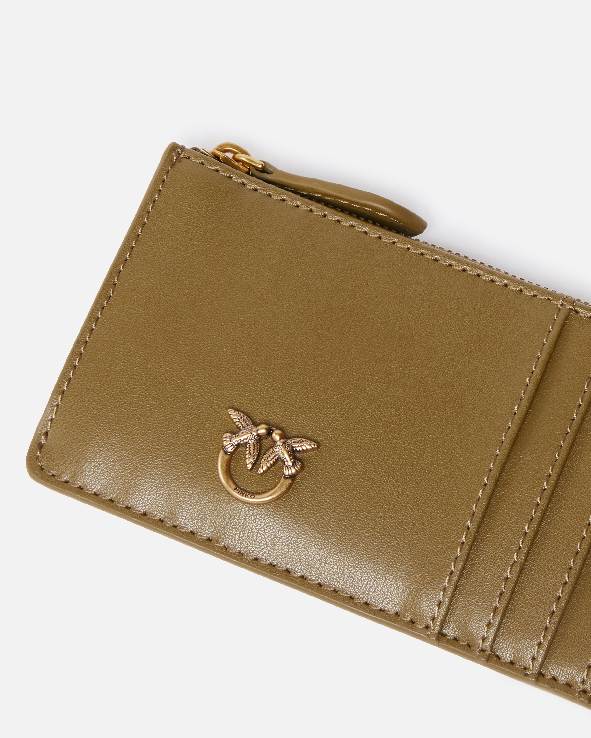ZIPPED CHEVRON-PATTERNED CARD HOLDER - 4