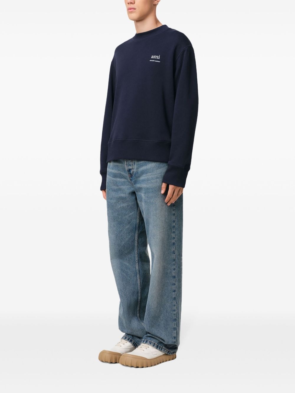 Ami Alexandre Mattiussi-print sweatshirt - 3