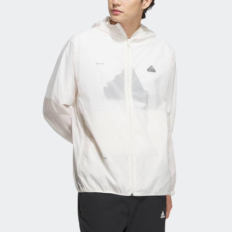 adidas Tech Lightweight Woven Jacket 'White' IA8136 - 2