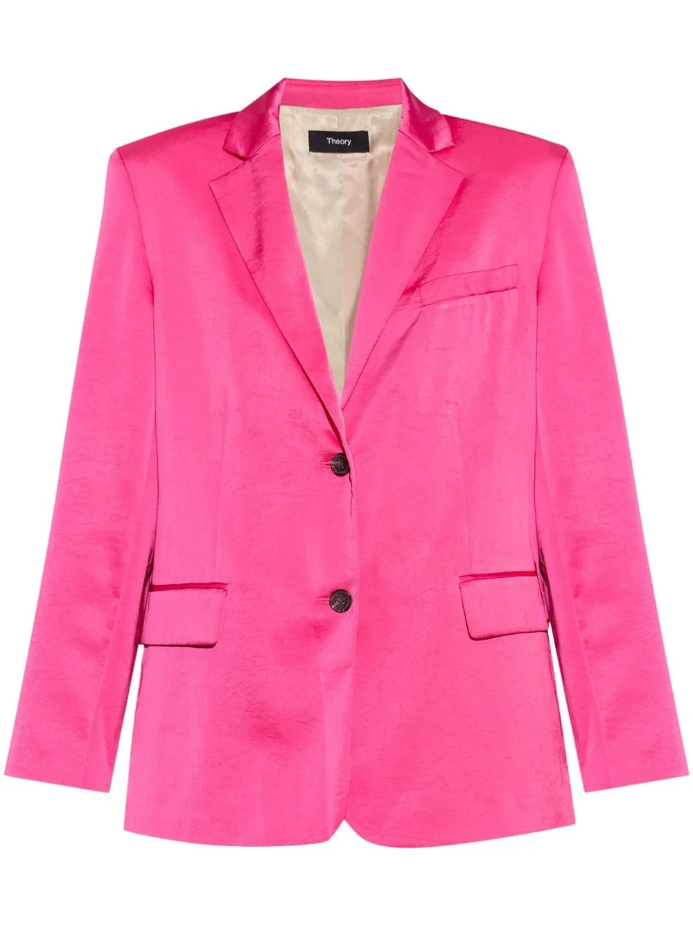 satin-finish blazer - 1