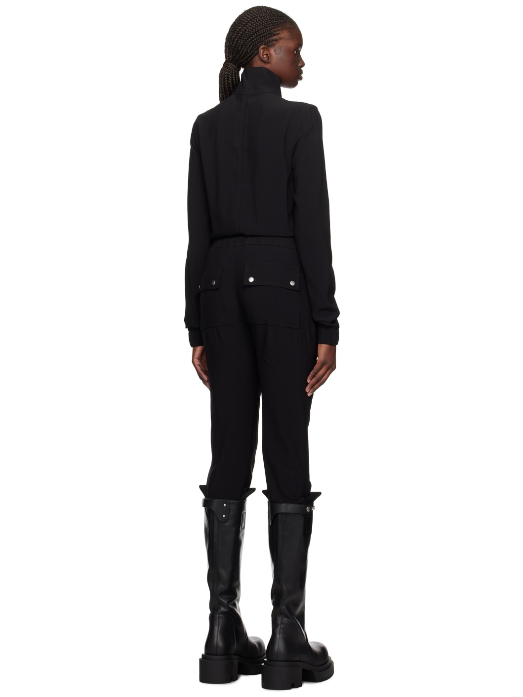 Black Bauhaus Jumpsuit - 3