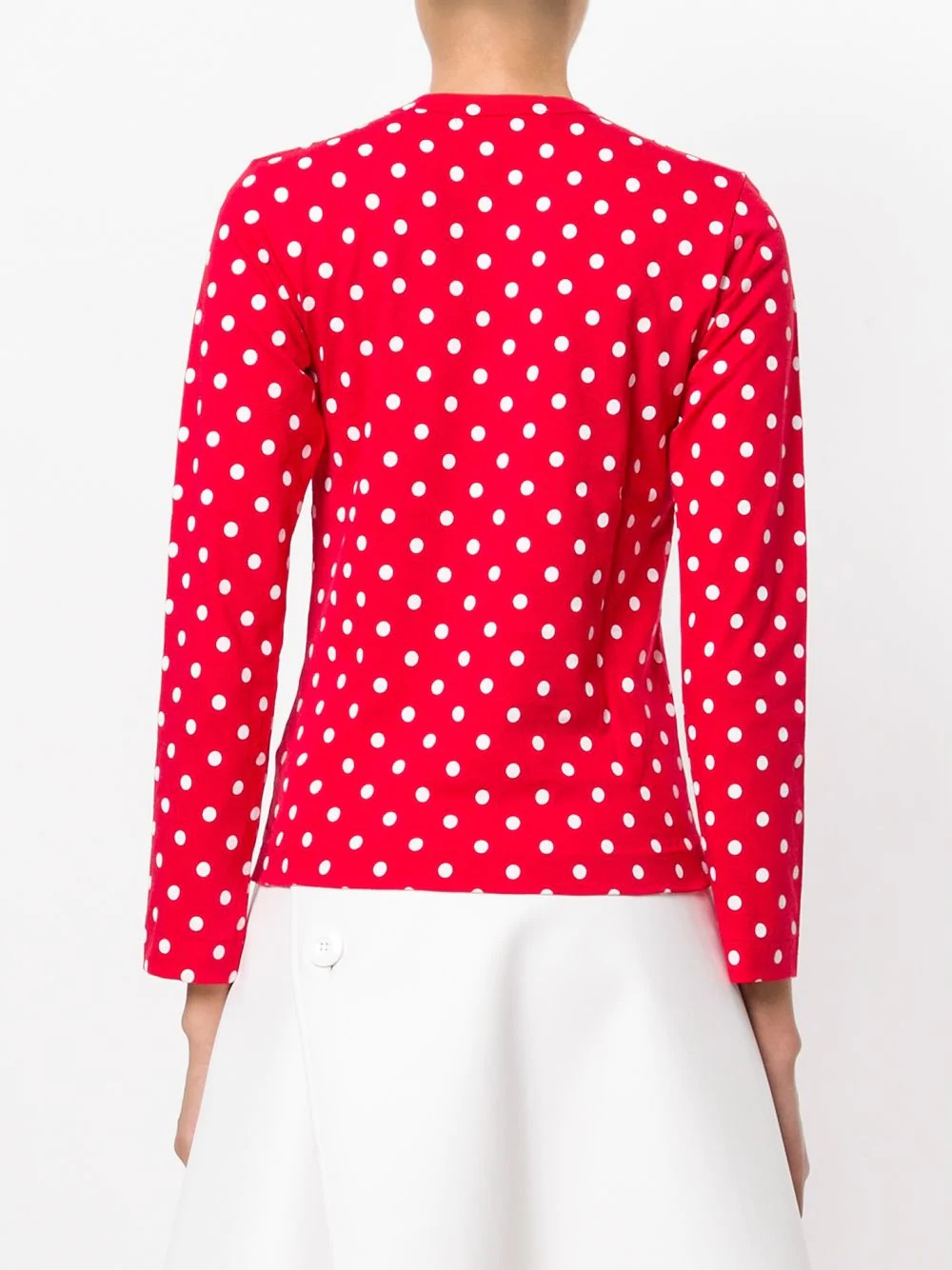 polka dot heart logo T-shirt - 4