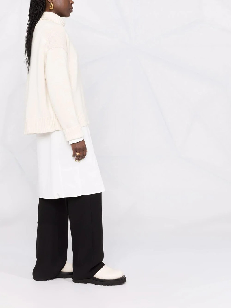 roll neck knitted jumper 4