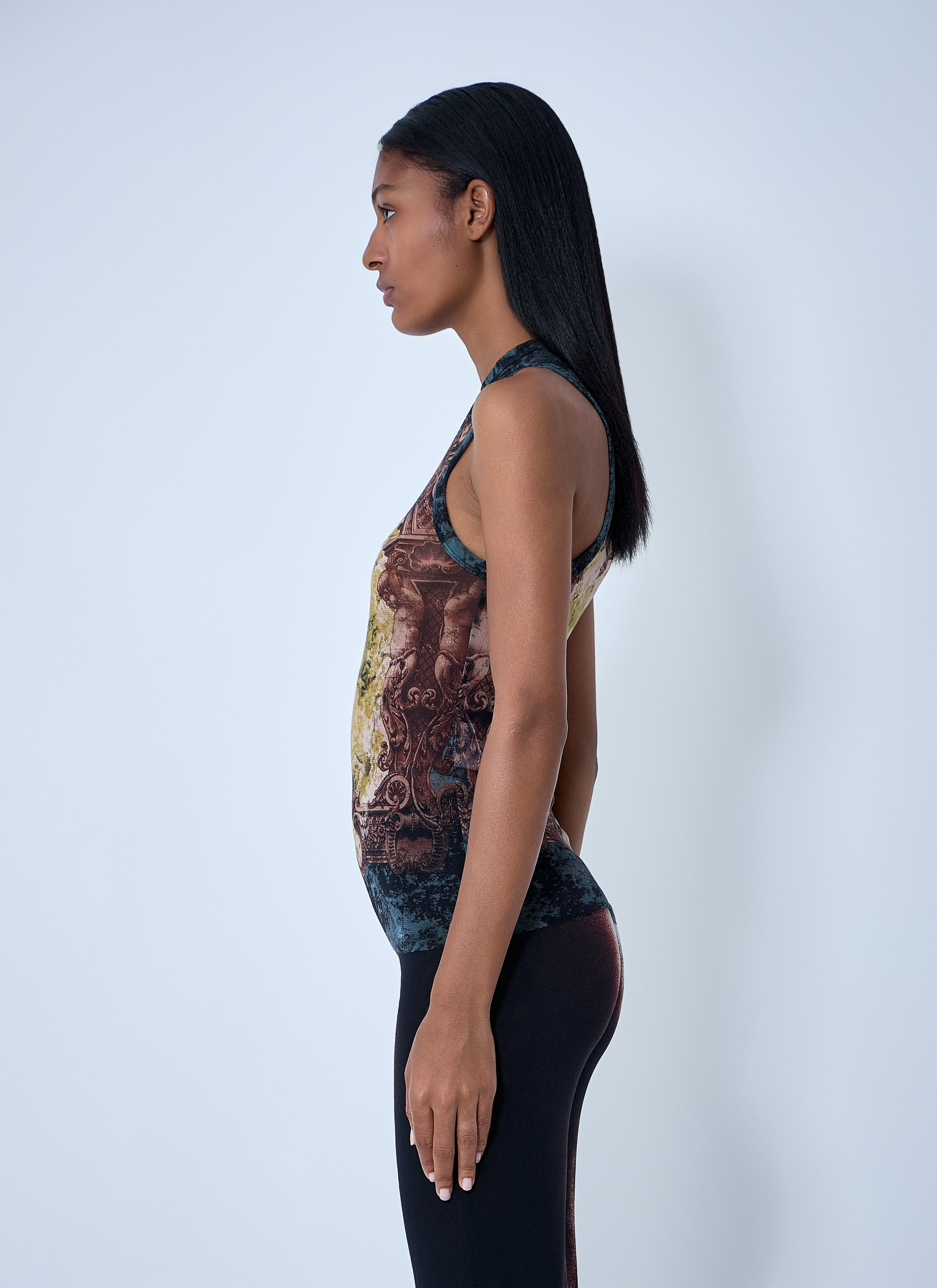 Jean Paul Gaultier Women Médaillon Mesh Tank Top - 3