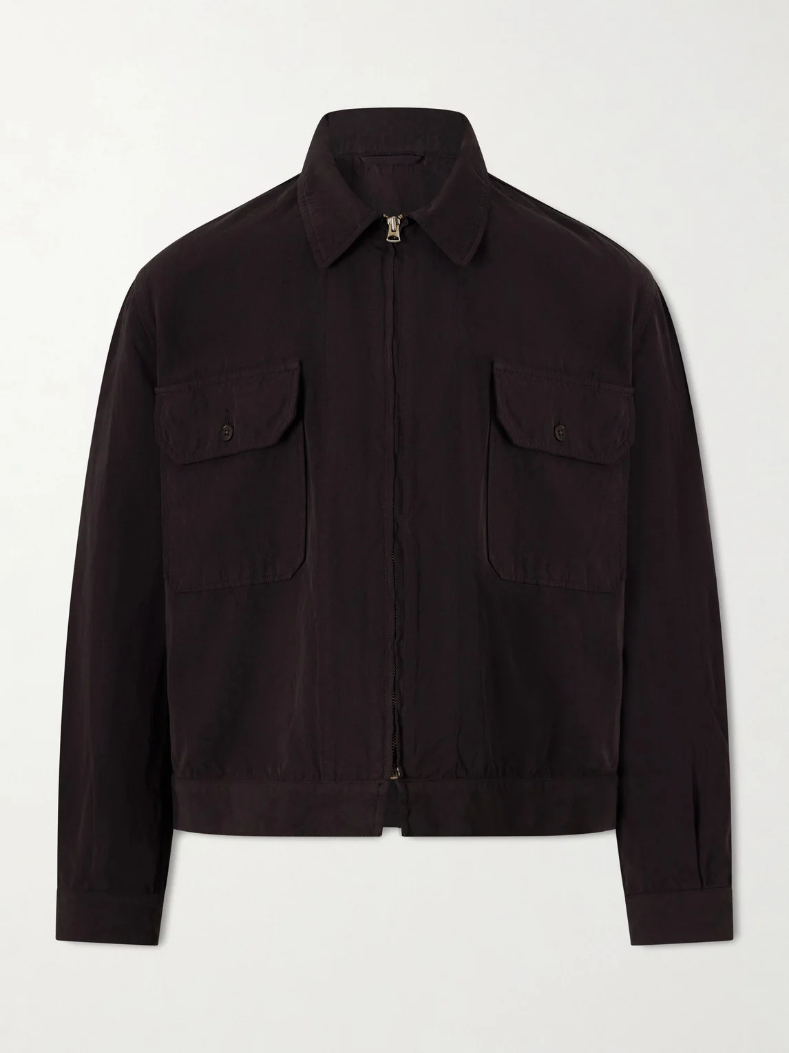 Cotton and Linen-Blend Jacket - 1